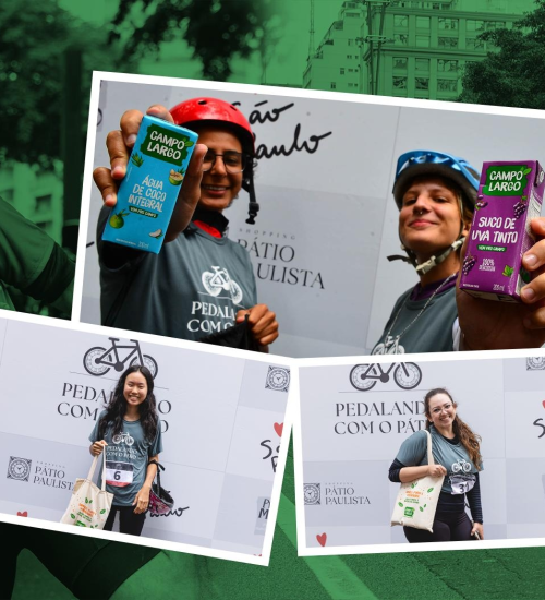Pedalando com o Pátio