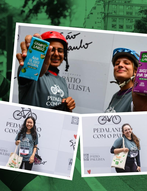 Pedalando com o Pátio